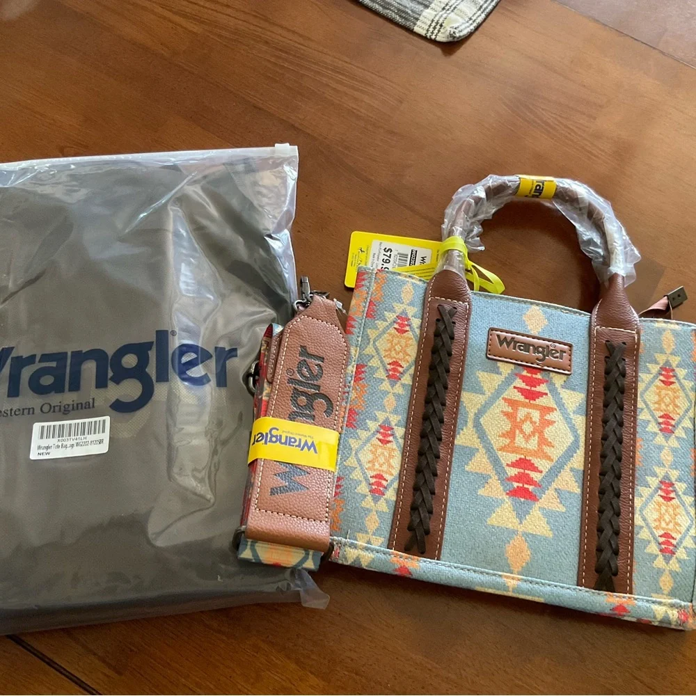 Wrangler Women's Multicolor Tote Bag - Picture 4 of 6